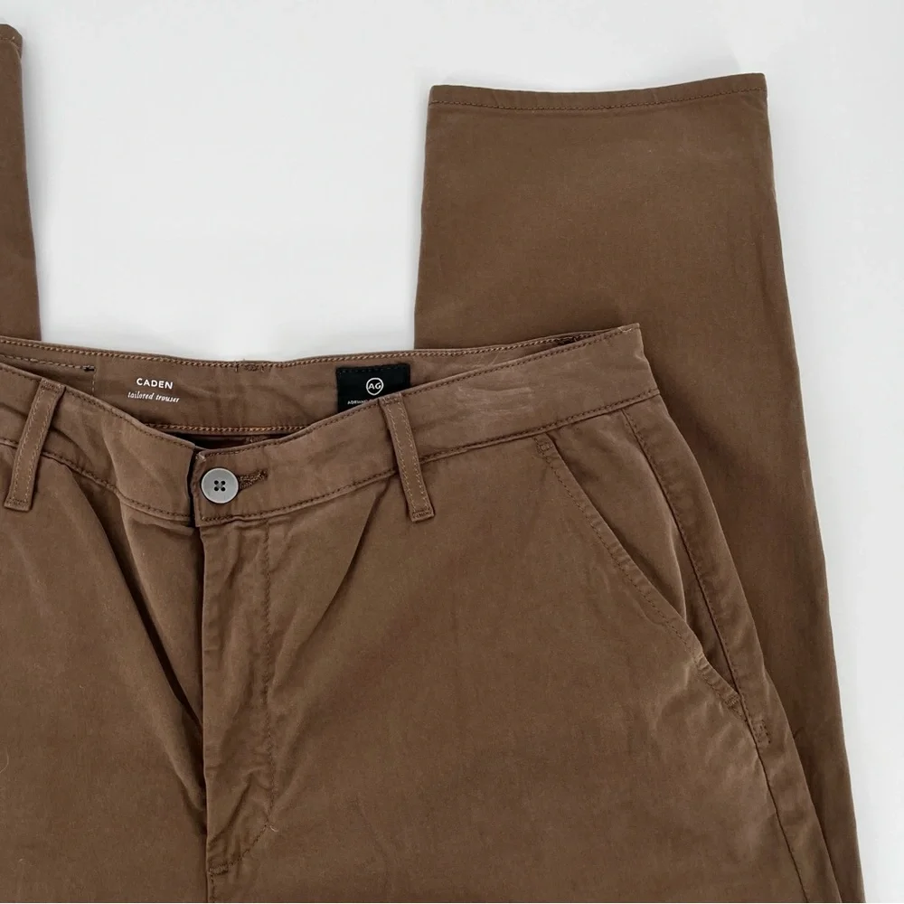 Ag Adriano Goldschmied Caden Tailored Trousers brown - 32 - Picture 5 of 10